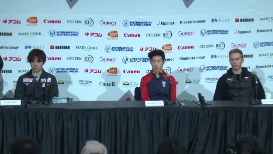 Shoma Uno | Grand-Prix Finale 2018 | Press Conference After Short Program