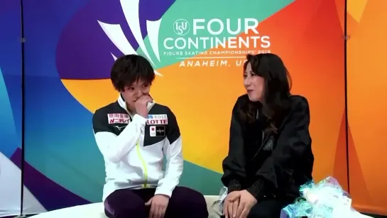 Shoma Uno | Four Continents Championship 2019 SP no comment