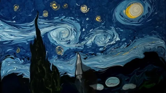 Van Gogh on Dark Water