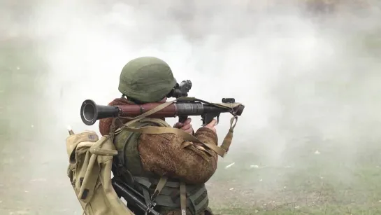 Батальонное тактическое учение с боевой стрельбой с мотострелками ЮВО в Ставрополье