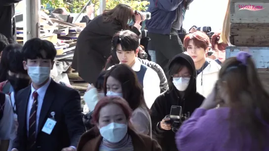 201017 Golden Child arriving at Music Core