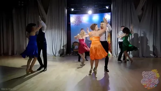 SALSA NIGHT AWARDS 2018 - Banda G  - номер Havana Nights. SNA 2018.