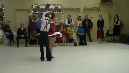 Robyn Dennis dance Christmas Jive - Santa Claus is Coming on a Boogie **