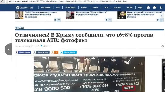 ✔ ОСОБОЕ МНЕНИЕ от Анатолия Шария:   Кто разжигает рознь в Крыму? (03.04.2015)