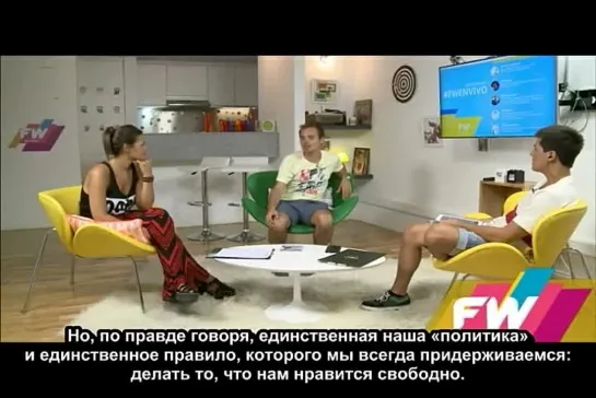 Бенха на FansWorld TV (русские субтитры)