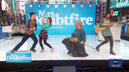 Broadway cast of ‘Mrs. Doubtfire the Musical’ performs ‘Bam! You're Rockin' Now’ on Good Morning America