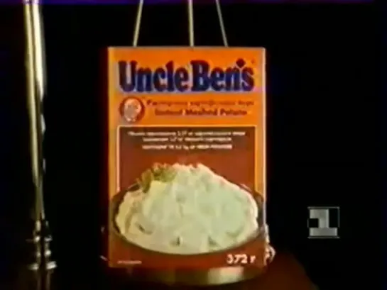 Реклама 90-х Картофельное пюре от Uncle Ben’s