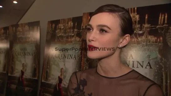 INTERVIEW Keira Knightley on reading the book, on the co...