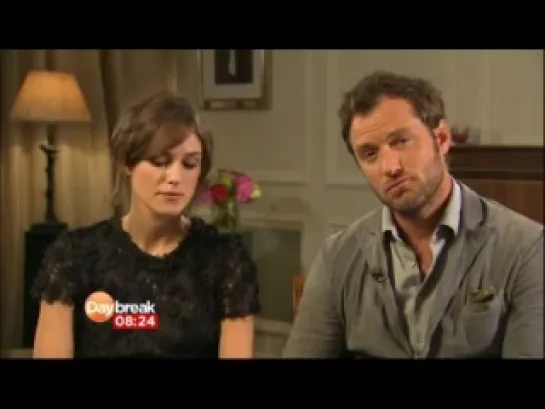 Jude Law and Keira Knightly on Daybreak