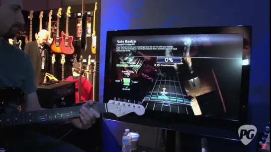 NAMM 11 — демо-версия контроллера Squier Stratocaster и Rock Band 3