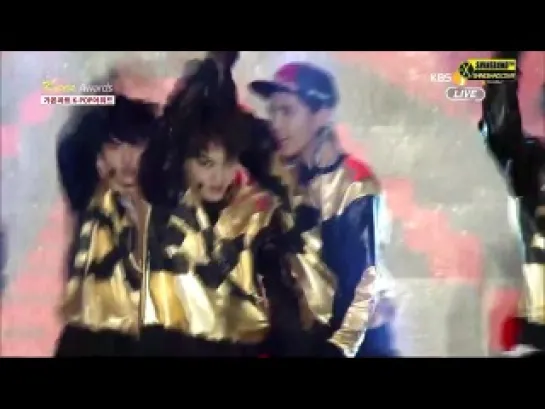 [VIDEO] 140212 EXO - Wolf + Growl @ 3rd Gaon Chart KPOP Awards