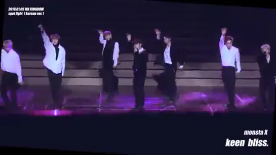 [VK][190105] MONSTA X fancam - Spotlight (korean ver.) @ Fan-Con 'THE GAME : MX KINGDOM'