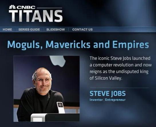 CNBC: Титаны. Стив Джобс / CNBC Titans. Steve Jobs