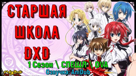 Старшая школа DxD \ Демоны старшей школы 1 Сезон[BDRip 1080]