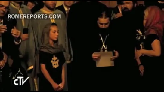 Musical Aramaic rendition of the Our Father that moved the pope in Georgia