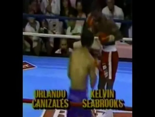 1988-07-09 Kelvin Seabrooks vs Orlando Canizales (IBF Bantamweight Title)