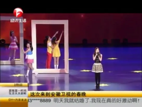 [NEWS] 130206 T-ARA @ Anhui TV Spring Festival Gala 2013