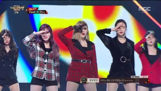 Red Velvet - Peek-A-Boo @ 2017 MBC Gayo Daejejun 171231