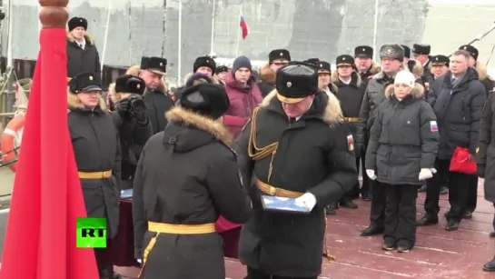 В честь погибшего в Сирии полковника Федянина назвали противодиверсионный катер Северного флота