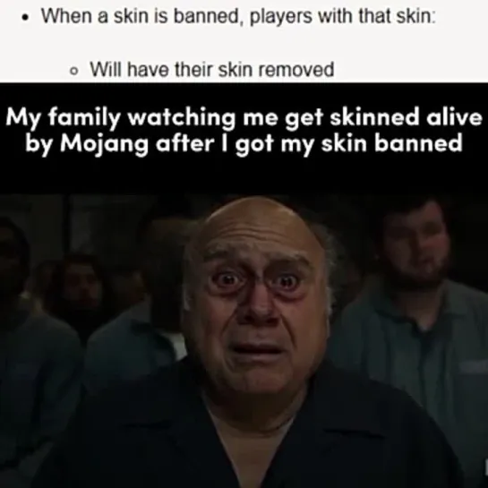 mojang skin ban