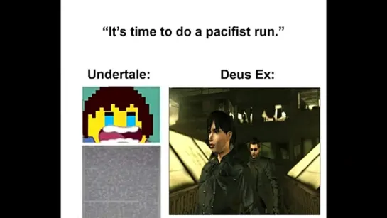 pacifist run