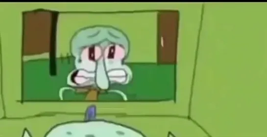 Squidward Crying