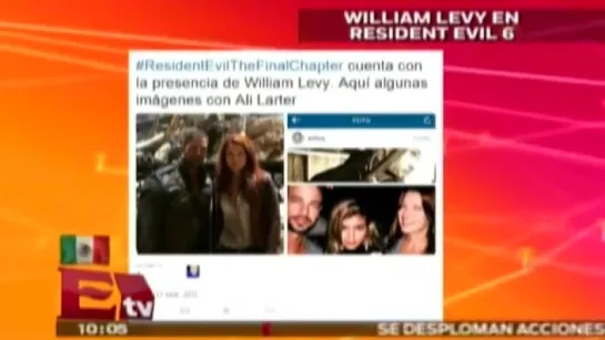 William Levy en Resident Evil VI _ Función