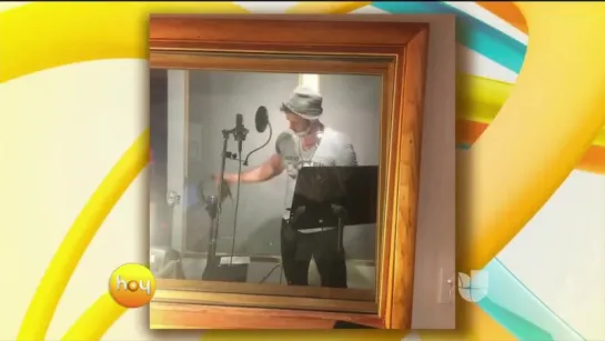 ¿Qué tu crees que @willilevy29 esté haciendo en un estudio de grabación?