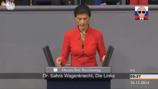 ✔ ОСОБОЕ МНЕНИЕ: Бесстрашная Сара Вагентнехт доводит Меркель до бешенства
