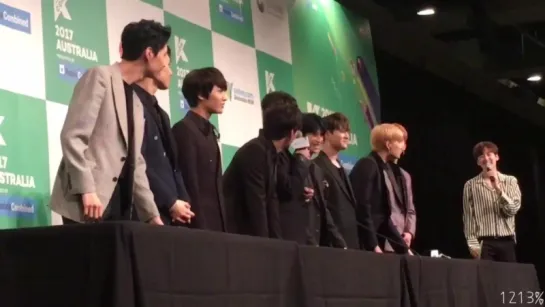 170923 UP10TION KCON AUSTRALIA 2017 @ MEET & GREET