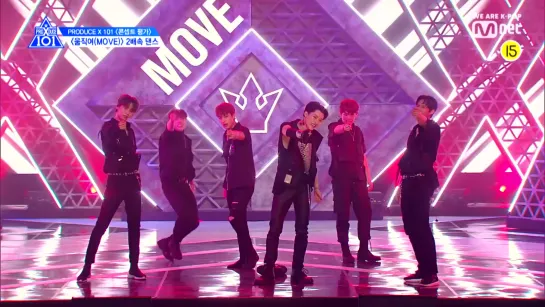 190705 SIXC - MOVE (ускоренная версия) @ PRODUCE X 101 EP.10