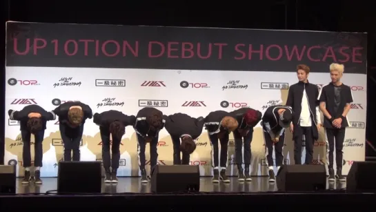 150909 UP10TION (업텐션) @ Дебютный шоукейс в Корее #26