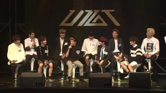 150909 UP10TION (업텐션) @ Дебютный шоукейс в Корее FULL