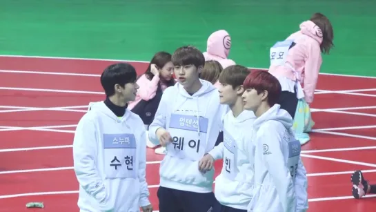 170116 UP10TION, Snuper, ASTRO @ Idol Athletics Championship