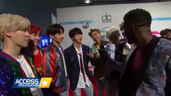 RUS SUB Access HollywoodBTS On Their Epic AMAs Performance How The BTS Army Supports Them [720]