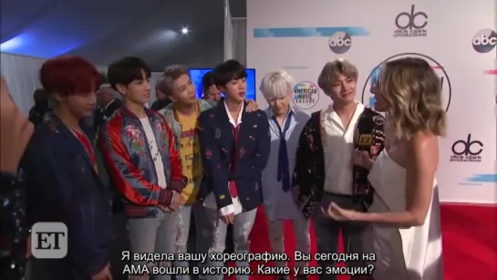 RUS SUB ETBTS Reveals What Their Dream American Music Awards Performance Experience Was Like [720]