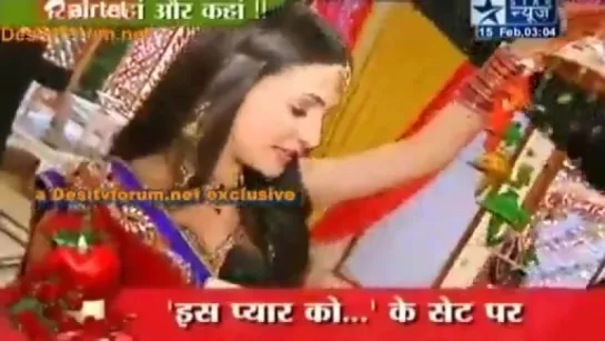 Первая Свадьба ARNAV amp KHUSHi amp iPKKND CAST PAiNT POTZ(Is Pyaar Ko Kya Naam Doon)17th February 2012