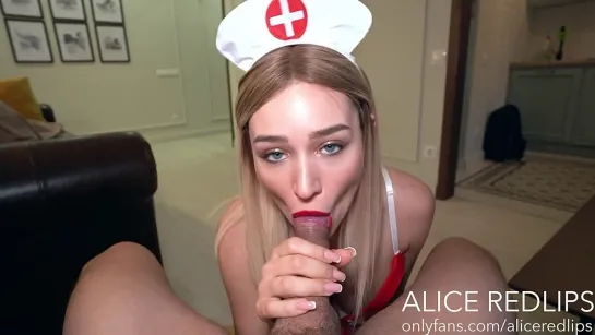 Alice Redlips [Выебана в рот,Blowjob]