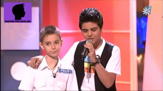 Abraham Mateo 12 años y David Parejo 10 años - YO NO ME DOY POR VENCIDO - Luis Fonsi