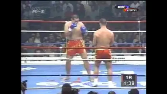 Andy Hug vs Nobu Hayashi K-1 Spirits 2000