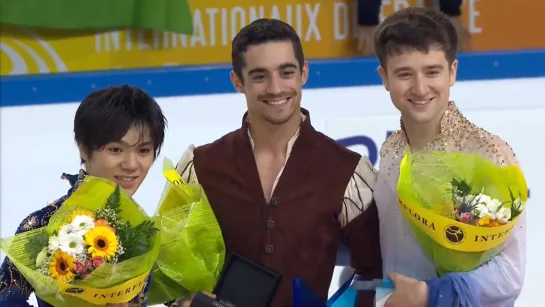 Shoma Uno | Internationaux de France 2017 | Victory Ceremony