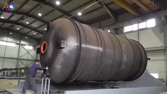 Giant Water Tank Manufacturing Process. Amazing Korean Water Storage Factory