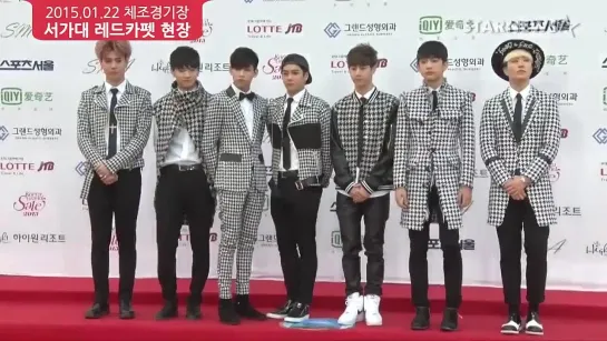 150122 EXO @ Seoul Music Awards Red Carpet