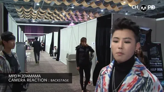 [MPD in 2014MAMA] Various artists  CAMERA REACTION   BACKSTAGE