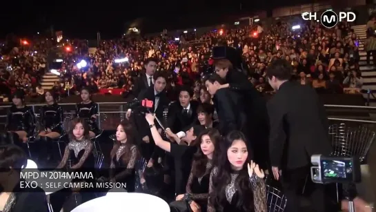 [VIDEO] [MPD in 2014MAMA] 141203 SELF CAMERA MISSION with EXO