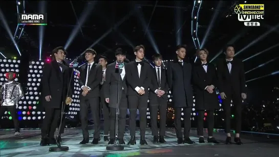 141203 EXO -  "Artist of the Year in Asia" @ 2014 Mnet Asian Music Awards