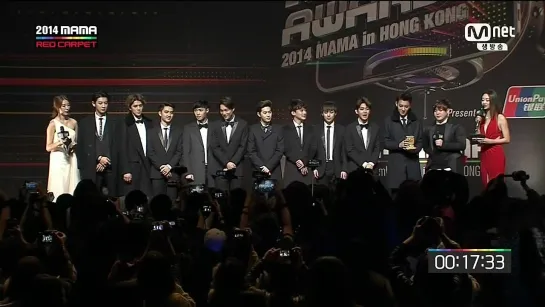 141203 EXO Best Asian Style Award @  2014 Mnet Asian Music Awards Red Carpet