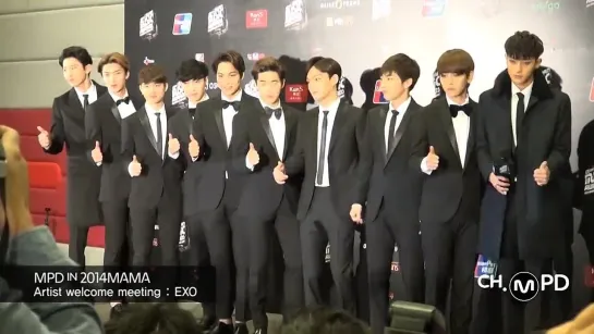 141203 Exo at MAMA Press Conference