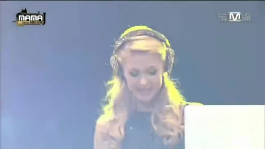 Paris Hilton - DJ (Ending) @ 2013 MAMA - Mnet Asian Music Awards 131122