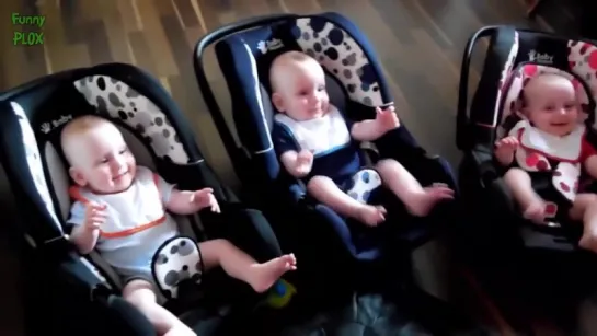 Funny Triplet Babies Laughing Compilation 2014 [HD]